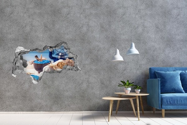 Wandtattoos Mauerdurchbruch Entspannen Sie sich im Spa am Meer