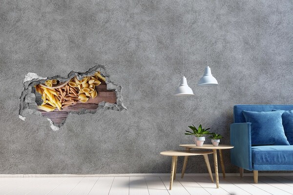 3D Wandtattoos Mauerdurchbruch Hole in the Wall Pasta
