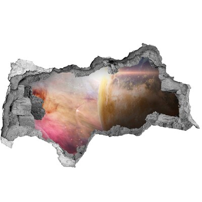 Mauerdurchbruch Aufkleber Weltraumabenteuer