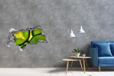 Mauerdurchbruch Aufkleber Saftige Limetten in einem kleinen Laden