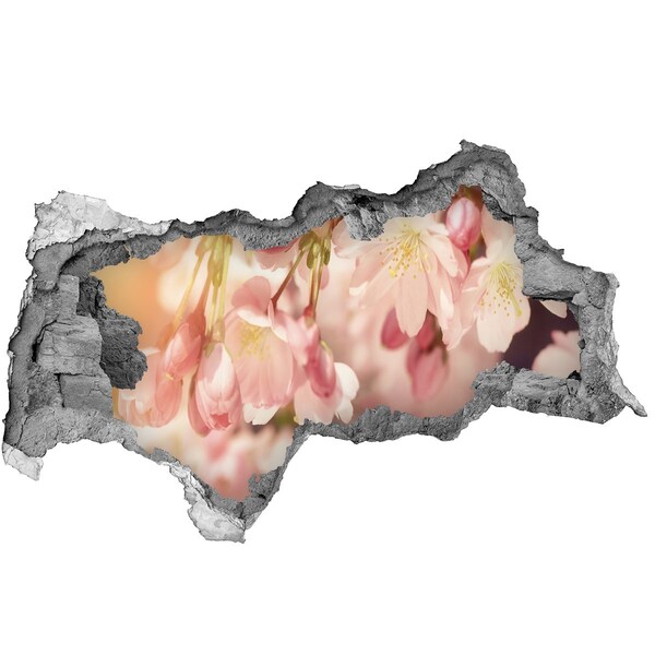 Mauerdurchbruch Aufkleber Ein floraler Traum aus Beton