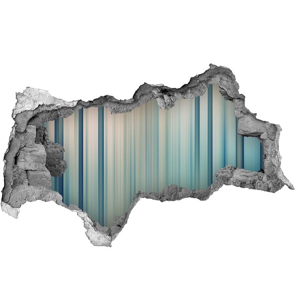 Mauerdurchbruch Aufkleber Die Illusion von offenem Raum