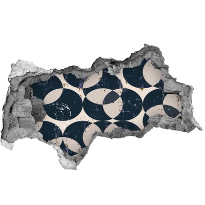 3D Wandtattoos Mauerdurchbruch Modernes Loch-in-der-Wand-Design