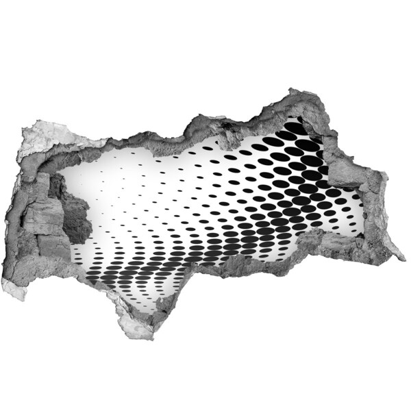 Wandbilder 3D Mauerdurchbruch Virtueller Raum im Loch