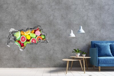 Wandbilder 3D Mauerdurchbruch Süßes Süßigkeitenparadies