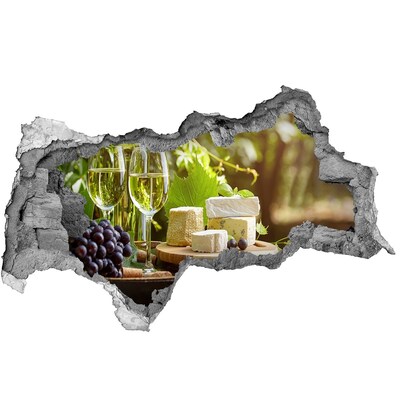 Wandtattoos Mauerdurchbruch Käsegenuss in der Sonne