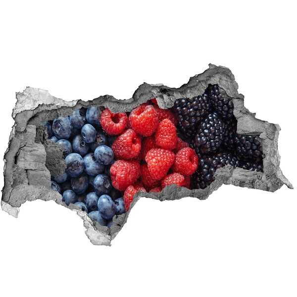 Mauerdurchbruch Aufkleber Fruchtparadies in der Mauer