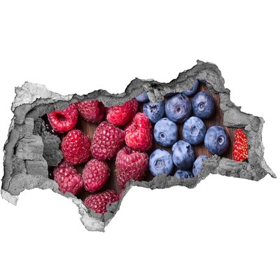 Wandbilder 3D Mauerdurchbruch Fruity Hole in the Wall