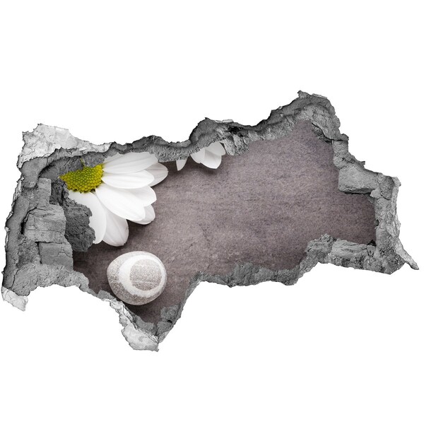 Mauerdurchbruch Aufkleber Ein floraler Traum aus Beton