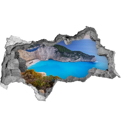 3D Wandtattoos Mauerdurchbruch Bucht von Zakynthos