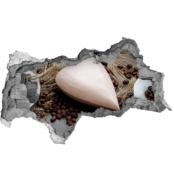 Wandtattoos Mauerdurchbruch Eine Kaffeeoase in den Ruinen