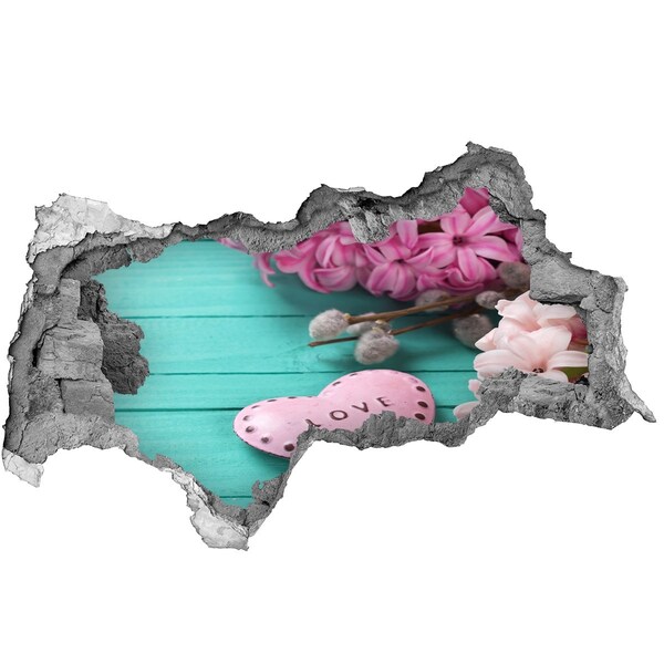 Mauerdurchbruch Aufkleber Ein Herz voller Liebe