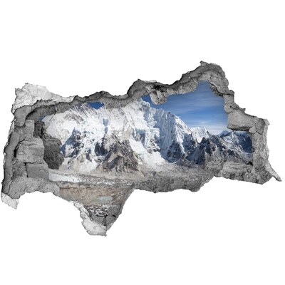 Wandbilder 3D Mauerdurchbruch Himalaya-Gebirge