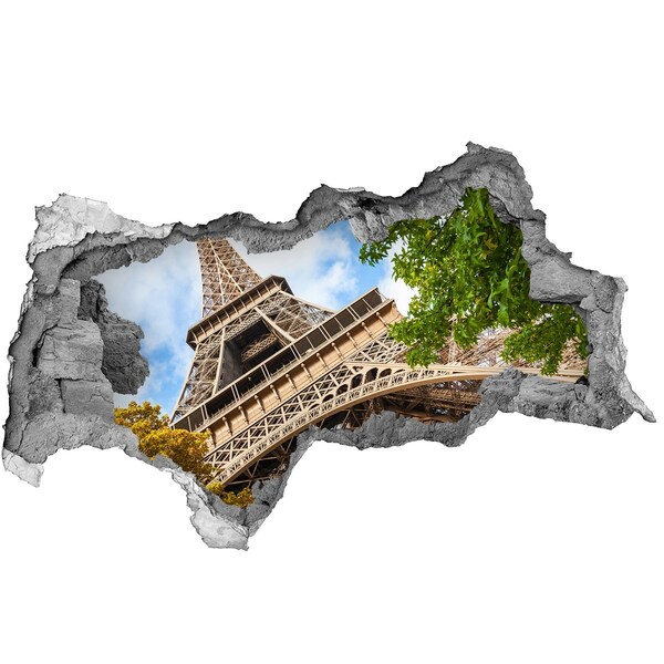 3D Wandtattoos Mauerdurchbruch Der Eiffelturm in Paris