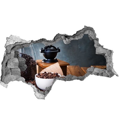 Wandtattoos Mauerdurchbruch Kaffee im heimischen Café