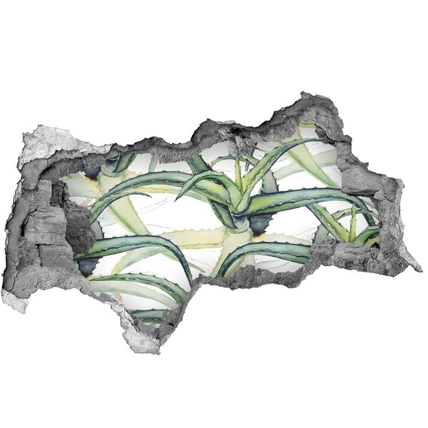 Wandtattoos Mauerdurchbruch Eine grüne Oase aus Beton