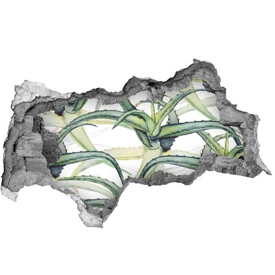 Wandtattoos Mauerdurchbruch Eine grüne Oase aus Beton
