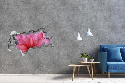 3D Wandtattoos Mauerdurchbruch Ein florales Farbenmeer