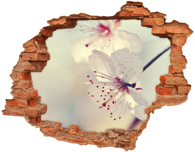 Wandtattoos Loch Ein floraler Traum hinter der Mauer