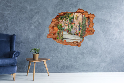 Wandtattoos Loch in der Wand Eine bezaubernde Stadt in der Toskana