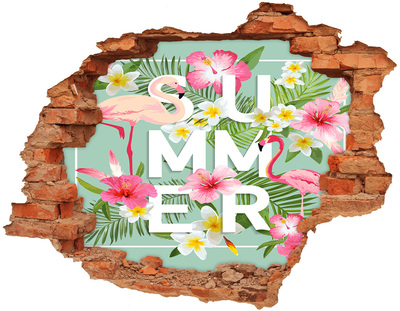 3D Loch Aufkleber Sommerträume