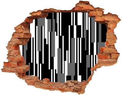 Wandtattoos Loch in der Wand Moderne Kunst an der Wand