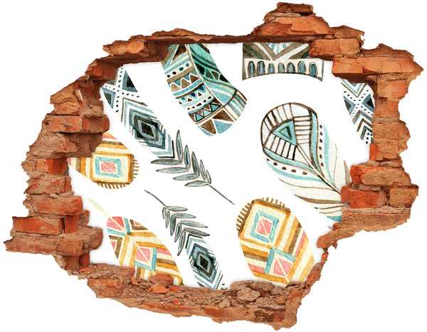 Wandtattoos Loch in der Wand Exotische Loch-in-der-Wand-Designs