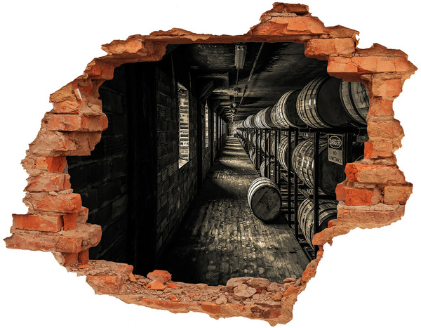 Wandtattoos Loch Innenraum des Fasskellers