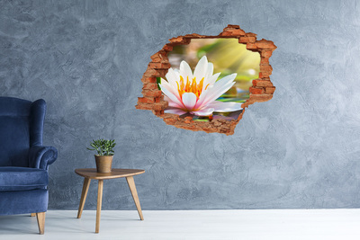 Wandtattoos Loch in der Wand Wasserblume in einer verfallenen Mauer