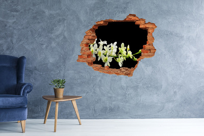 Wandtattoos Loch in der Wand Ein floraler Traum hinter der Mauer