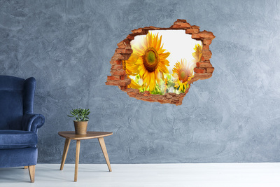 Wandtattoos Loch in der Wand Ein floraler Traum hinter der Mauer