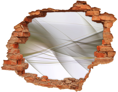 Wandtattoos 3D Optik Loch Moderner Raum aus Beton