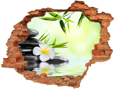 Wandtattoos 3D Optik Loch Eine Oase der Ruhe in der Natur