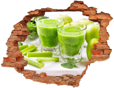 Wandtattoos Loch Grüner Gesundheitscocktail