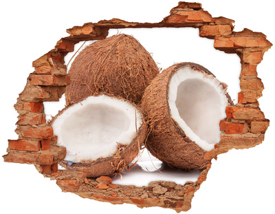 Wandbilder 3D Mauerdurchbruch Kokosnuss-Schätze