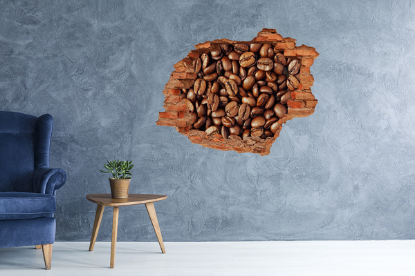 Wandtattoos Loch in der Wand Kaffee in einem kleinen Laden
