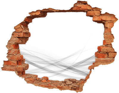 Wandbilder 3D Mauerdurchbruch Eine verfallene Mauer mit Blick auf den Platz