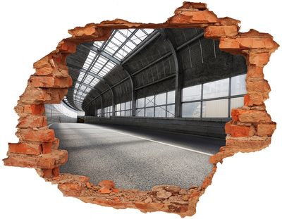 Wandtattoos Loch in der Wand Urbaner Charme hinter dem Loch