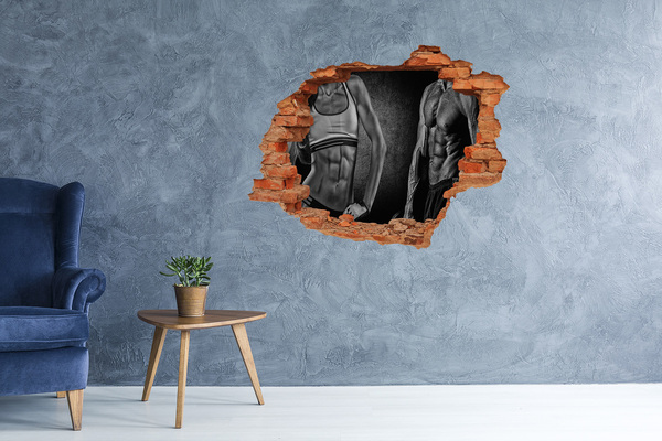 Wandtattoos Loch Stärke und Entschlossenheit