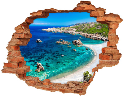 Wandtattoos Loch in der Wand Karibische Bucht