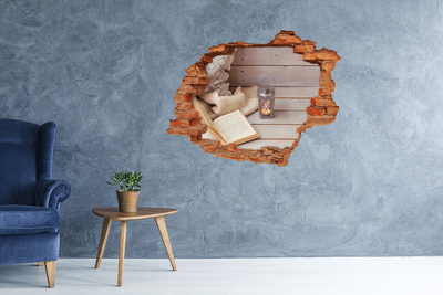 Wandtattoos Loch Eine gemütliche Ecke mit einer Laterne