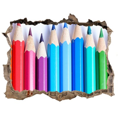 Wandtattoos Mauerdurchbruch Die bunte Welt der Buntstifte