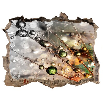 Wandtattoos Mauerdurchbruch Kristallstruktur im Licht