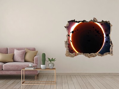3D Wandsticker Loch Kosmischer Abgrund