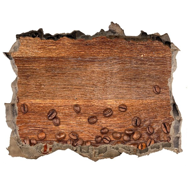 3D Wandsticker Loch Ruinierte Kaffeewand