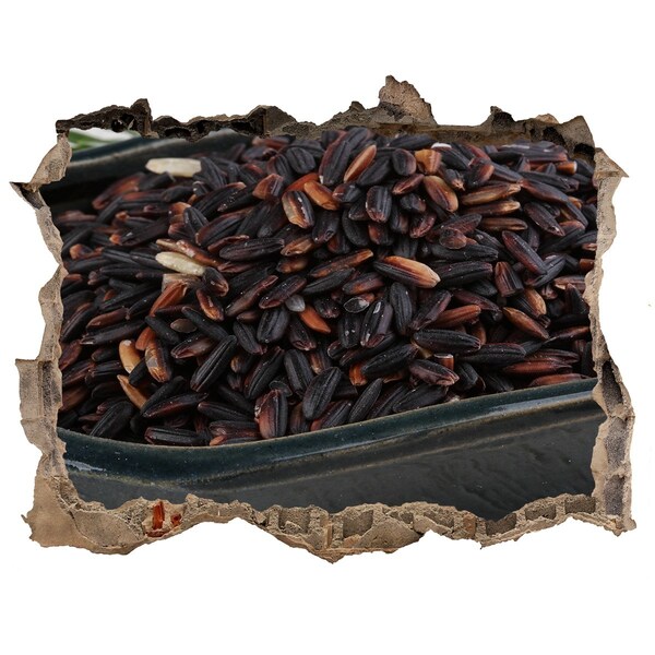 Wandtattoos Mauerdurchbruch Festmahl mit schwarzem Reis