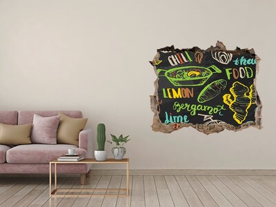 Wandfolien Loch in der Wand Kücheninspirationen