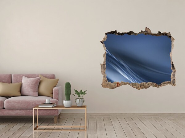 3D Wandsticker Loch Ein Loch in der Wand mit Blick auf den Himmel
