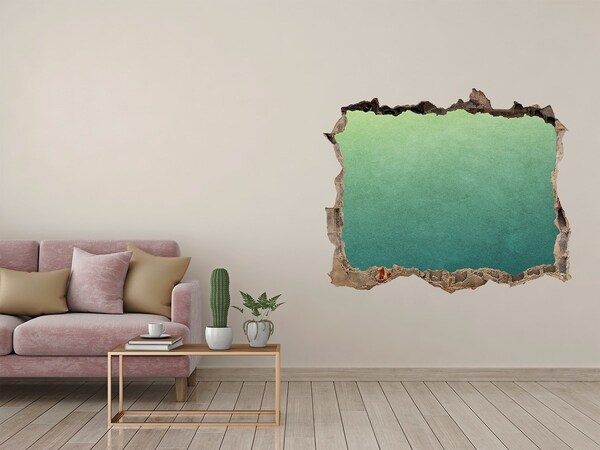 3D Wandsticker Loch Eine Bucht in den Tropen