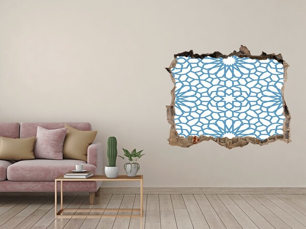 3D Wandtattoos Loch in der Wand Mosaikmuster in einem Loch in der Wand